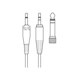 Superlux Headset med mikrofon, Jack kabel