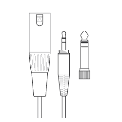 Superlux Headset med mikrofon, XLR kabel
